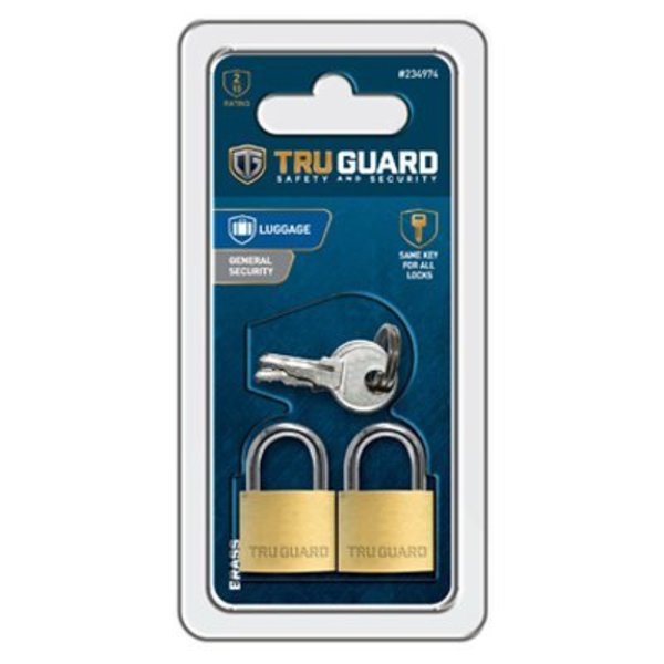 Wordlock TG 2PK 34 BRS Padlock 1920TTG